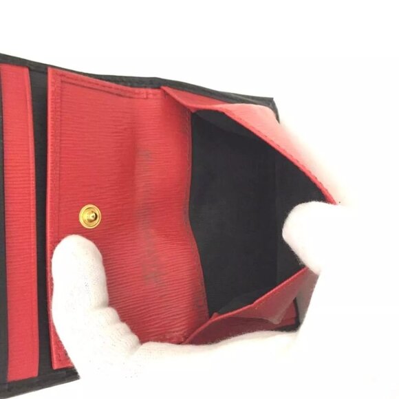 254205AR (E2) Prada Wallet Black Leather - Picture 7 of 9